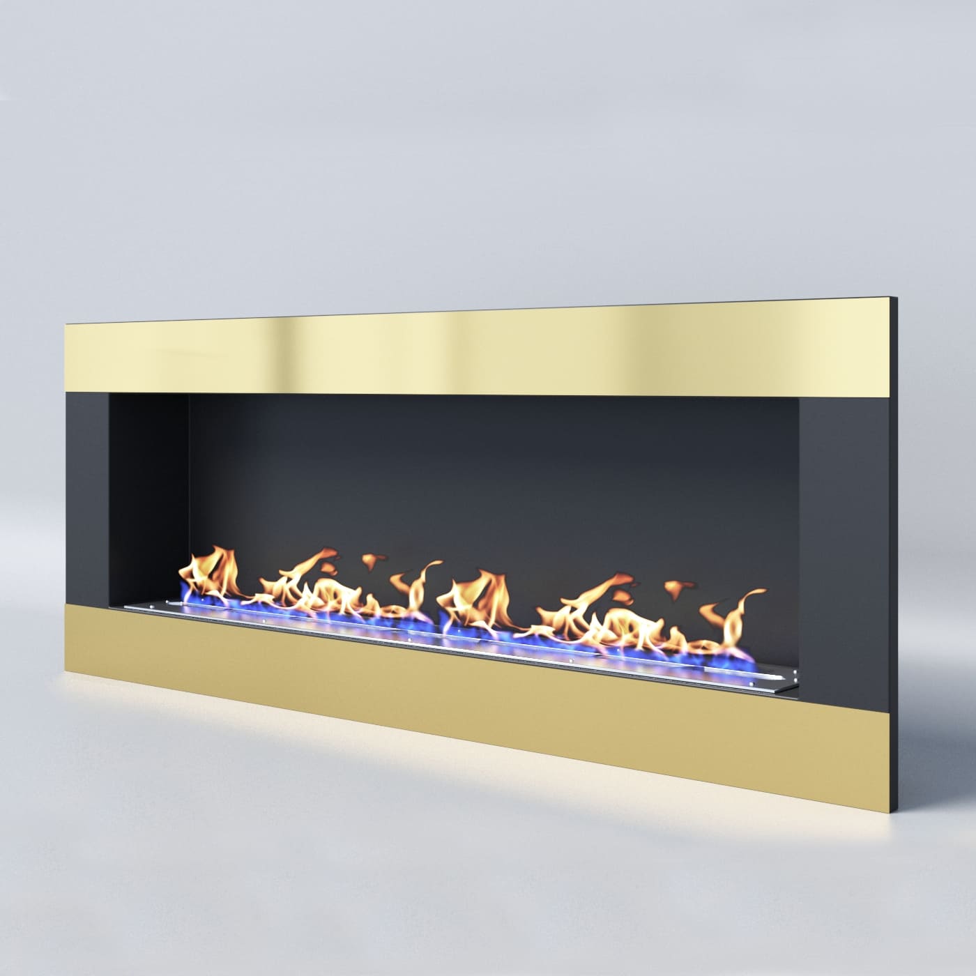 Биокамин "Русский огонь" Голд 1300V встраиваемый с защитным и декоративным стеклом по цене 60 900 руб.
