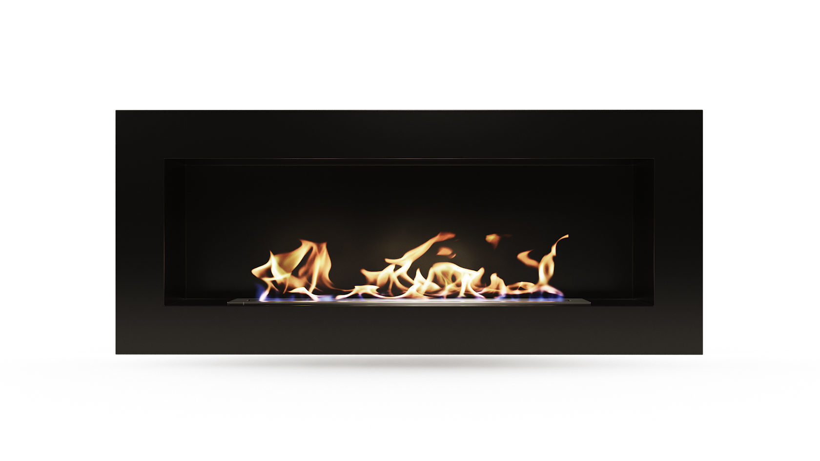 Биокамин "Русский огонь" Лофт 1800V встраиваемый с декоративным стеклом (стемалитом) по цене 57 200 руб.