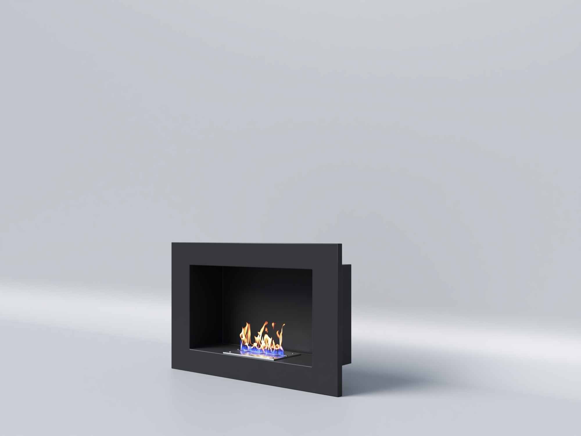 Биокамин "Русский огонь" Лайт 900V встраиваемый с декоративным стеклом (стемалитом) по цене 24 600 руб.