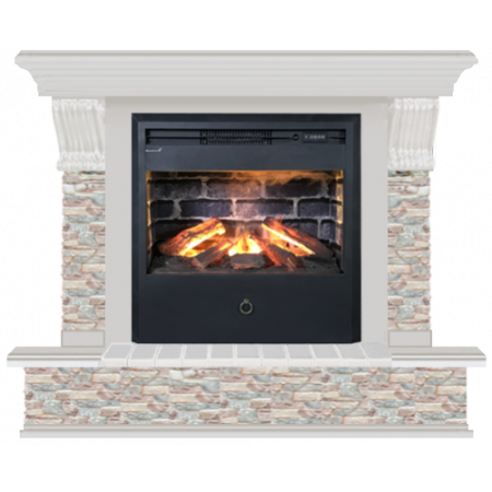 Панорама грот цветной (беленый дуб)+Samba 3D