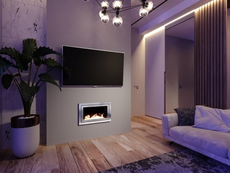 Биокамин "Русский огонь" Стенли 650V встраиваемый по цене 27 400 руб.