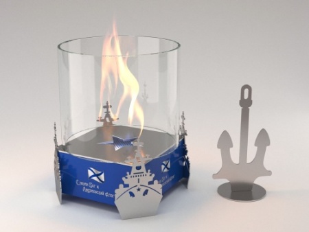 Биокамин настольный Lux Fire "ВОЕННО-МОРСКОЙ ФЛОТ" по цене 12 750 руб.