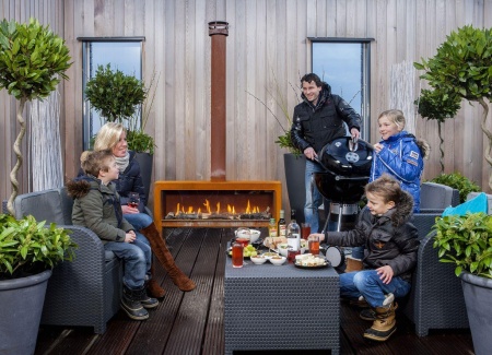 Газовый уличный камин Faber The Mood Газовый уличный камин Faber The Mood