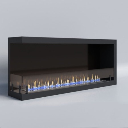 Биокамин "Русский огонь" Честер 1200 угловой левый с защитным стеклом по цене 43 900 руб.