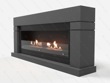 Биокамин Lux Fire с порталом Эльбрус 60, графит по цене 147 942 руб.