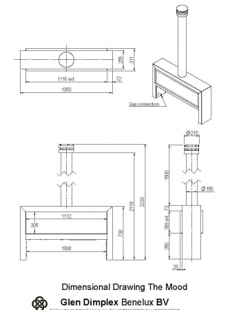 Газовый уличный камин Faber The Mood Газовый уличный камин Faber The Mood