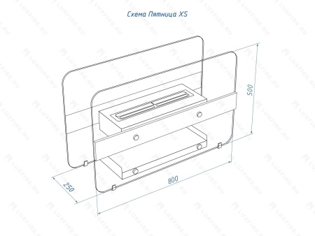 Напольный биокамин Lux Fire "Пятница" Напольный биокамин Lux Fire "Пятница" по цене 49 900 руб.