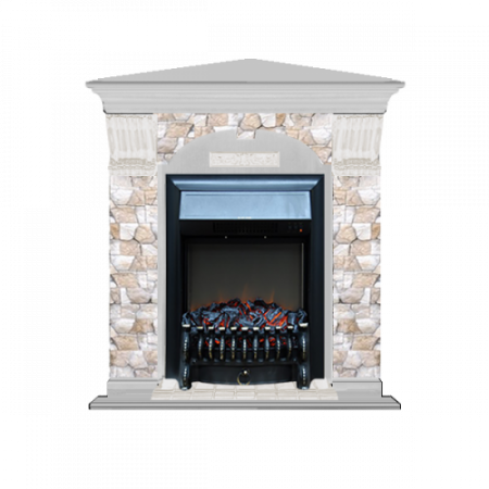 Арочный Арбат угловой (беленый дуб)+Fobos Black Арочный Арбат угловой (беленый дуб)+Fobos Black