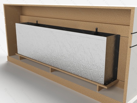 Биокамин Lux Fire с порталом Эльбрус 60, белый по цене 147 942 руб.